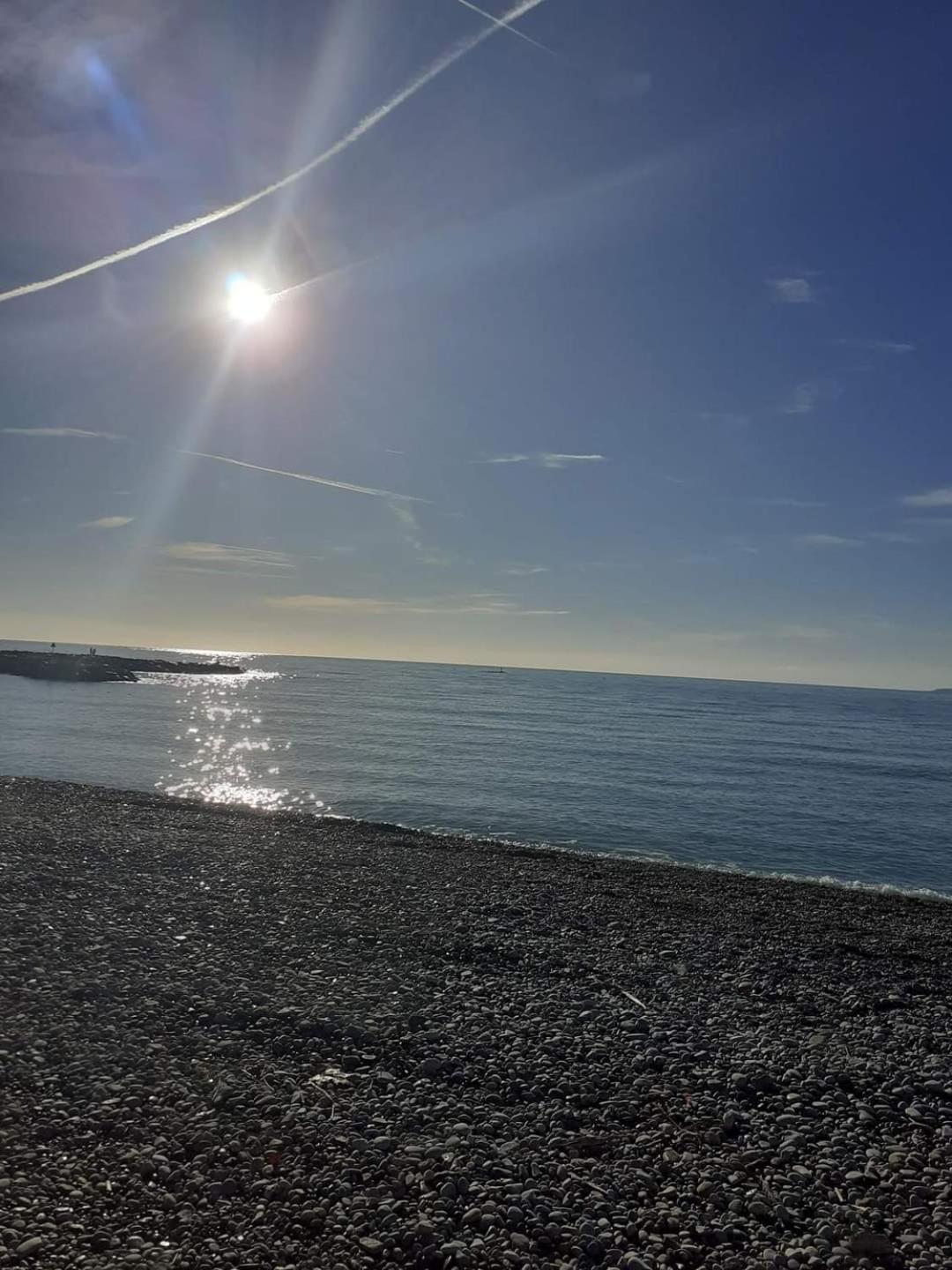 Appartement dans une résidence privée de standing au bord de mer Cagnes-sur-Mer Exterior foto